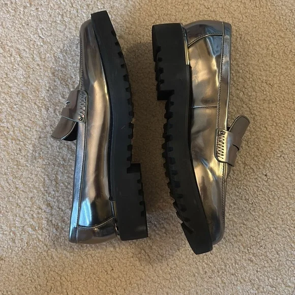 FRANCO SARTO‎ | Metallic Carmynn penny loafer, size 7.5W - EUC - Picture 4 of 4